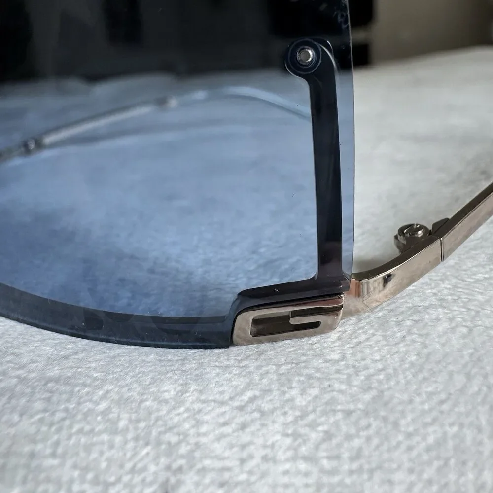 GUCCI GG Monogram Mirror Shield Sunglasses
